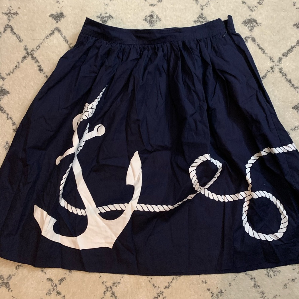 JCrew nautical skirt